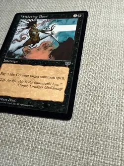 MTG - Withering Boon - LP Light Play - Mirage - Image 3