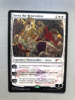 Mtg Carte Magic Secret Lair Serra the Benevolent Rebecca Guay NM - Image 1