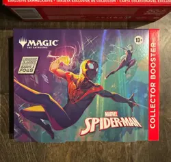 Marvel Legends Battle Damaged Spider Man & Magic Gathering Collector Booster NEW - Image 5