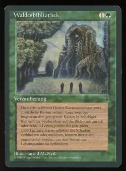 FBB {GERMAN} 1995 Legends Sylvan Library ~ MTG/Magic ~ LP+ Condition - Image 1