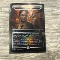MTG Dwight's Weapon Stash (2166) | NM Foil | Secret Lair The Office {SLD} - Image 1