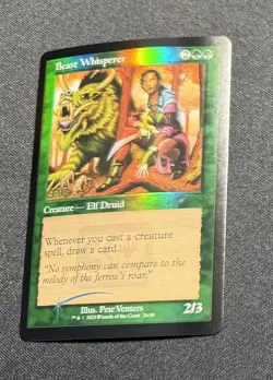 Beast Whisperer Foil Promo 30th Anniversary MTG - Excellent - Image 1