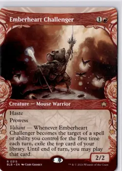 Emberheart Challenger (Showcase) Bloomburrow Regular NM R 0315 - Image 1