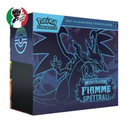 Pokemon ETB Set Allenatore Fuoriclasse Fiamme Spettrali Italiano Selaed Nuovo - Image 1