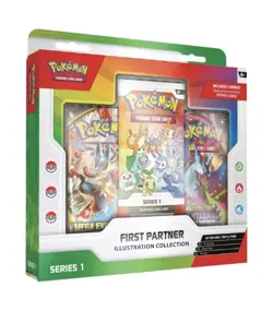 5x Pokemon TCG First Partner Illustration Collection - Series 1 (presale) - Image 1