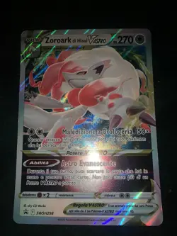 SWSH298 Zoroark V Astro Promo Spada E Scudo Pokemon Carta Ita Italiano Jumbo - Image 1