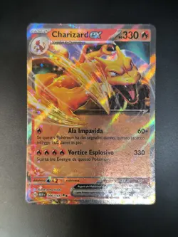 Carta Pokemon CHARIZARD EX 006/165 Set MEW 151 Holo Rara ITA Near Mint - Image 1