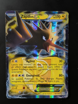 Carta Pokemon ZAPDOS EX 48/135 Uragano Plasma Holo Rara ITA 2013 Vintage - Image 1