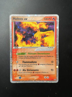 Carta Pokemon MOLTRES EX 031 Nintendo Black Star Promos Holo ITA 2005 Vintage - Image 1