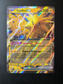 Carta Pokemon ZAPDOS EX SVP049 Promo Set MEW 151 Holo ITA NM - Image 1