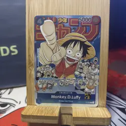 P-033 Monkey.D.Luffy Weekly Shonen Jump Promo English One Piece TCG English Card - Image 2