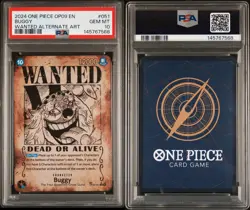 One Piece TCG Buggy Wanted Alternate Art OP09 Emperors of the New World PSA 10 - Image 3