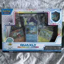 NEW Pokemon Trading Card Game Paldea Collection Box Quaxly TCG - Image 1
