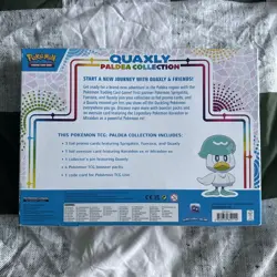 NEW Pokemon Trading Card Game Paldea Collection Box Quaxly TCG - Image 2
