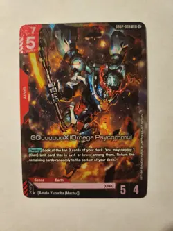 Gundam Card Game GQuuuuuuX (Omega Psycommu) GD02-038 LR English - Image 1