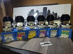 Pokemon 23k Burger King Gold Plated Trading Card Set Blue Box Lot Of 6 - Image 1