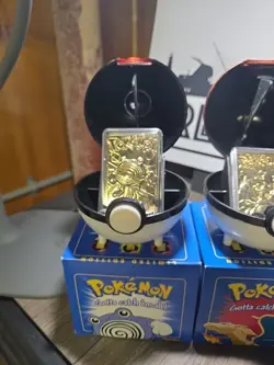 Pokemon 23k Burger King Gold Plated Trading Card Set Blue Box Lot Of 6 - Image 2