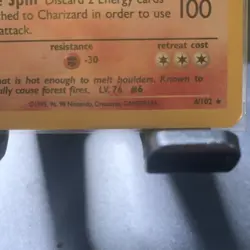 Pokemon Charizard 4/102 Celebrations Classic Collection Holo Card English - Image 3