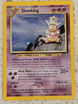 Slowking Neo Holo Pokemon Card WOTC NM - Image 1