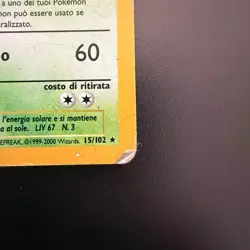 Pokemon Card Venusaur 15/102 Set Base Prima Edizione Holo ITA italiana Poor - Image 2
