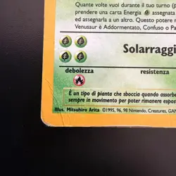 Pokemon Card Venusaur 15/102 Set Base Prima Edizione Holo ITA italiana Poor - Image 3