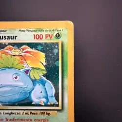 Pokemon Card Venusaur 15/102 Set Base Prima Edizione Holo ITA italiana Poor - Image 5