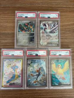 5 PSA Graded Pokemon Cards, Free Shipping - Image 1