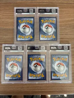 5 PSA Graded Pokemon Cards, Free Shipping - Image 2