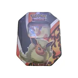 Pokemon Trading Card Game: Eevee Evolutions Flareon V Tin w/ 4 Booster Packs - Image 1