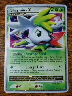 Shaymin LV.X 127/127 Platinum Set Pokemon Card NM - Image 1