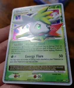 Shaymin LV.X 127/127 Platinum Set Pokemon Card NM - Image 3