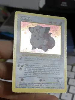 Clefairy 5/102 Base Set SHADOWLESS 1999 Holo Rare WOTC Pokemon Card TCG - Image 5
