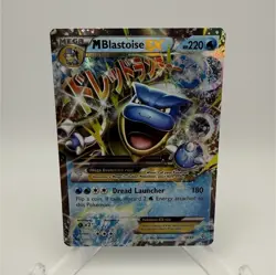 Pokemon M Blastoise EX Generations Full Art Ultra Rare Holo Card 18/83 220 HP - Image 1
