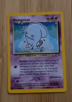Wobbuffet 16/75 Holo German (Woingenau) Pokemon Card Neo Discovery Vintage LP - Image 1