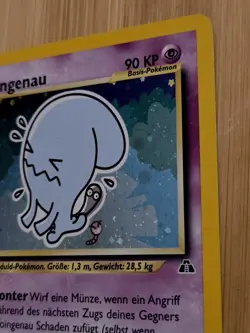 Wobbuffet 16/75 Holo German (Woingenau) Pokemon Card Neo Discovery Vintage LP - Image 4