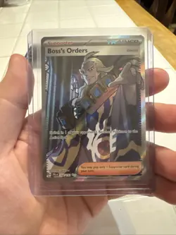 Pokemon TCG Boss's Orders Trainer Full Art Holo Rare Card 248/193 - Image 1
