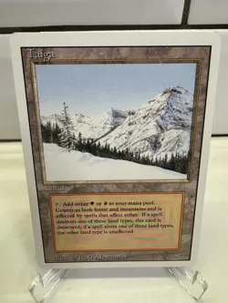 Taiga (English) Dual Land - Magic The Gathering (MTG Revised Edition) - Image 1