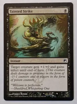 MTG - Tainted Strike - Scars of Mirrodin 80/249 - Regular Common - Infect - Image 1