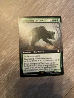 🔮 MTG: Rampaging Yao Guai (Extended Art) Universes Beyond: Fallout Regular - Image 1