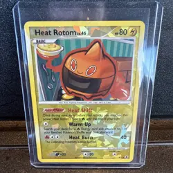 Pokemon Heat Rotom Reverse Holo Platinum Rising Rivals RT3 LP - Image 1