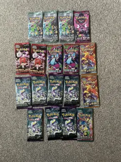 Pokemon TCG 18 Korean Booster Packs - Mixed Bundle - Image 1
