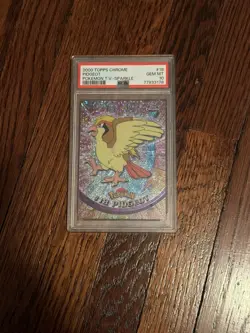 2000 TOPPS CHROME POKEMON T.V. SPARKLE #18 PIDGEOT PSA 10 - Image 1