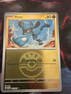 Riolu Ascended Heroes 112/217 Friend Ball Reverse Holo Near Mint Pokemon TCG - Image 1