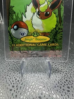 Pokemon TCG 1st Ed. Jungle Booster Pack Open/Empty Flareon - Image 3