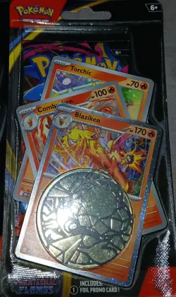 Pokemon Tcg Phantasmal Flames Premium Checklane Blister [Blaziken, Etc.] x 1 - Image 1