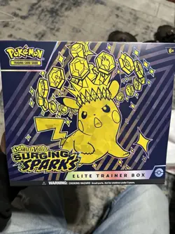 Pokemon TCG: Surging Sparks Factory Sealed Elite Trainer Box - Image 1