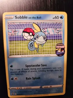 Sobble on the Ball - 005/005 - Pokemon Futsal Promo (Pokemon TCG 2020) - Image 2