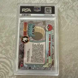 Pokemon Topps Chrome Omanyte Spectra #138 PSA 10 Gem Mint - Image 2
