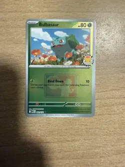 Bulbasaur Pokemon Day 2026 Play Stamped Reverse Holo MEG 001/132 Pokemon TCG NM - Image 1