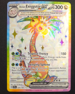 Alolan Exeggutor EX 225/191 Pokemon Surging Sparks NM - Image 1